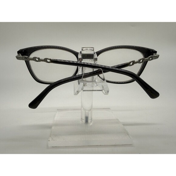 COACH HC 5537 Transparent Gray EYEGLASSES 53-17-140, HARD SHELL CASE, CLOTH main image 12